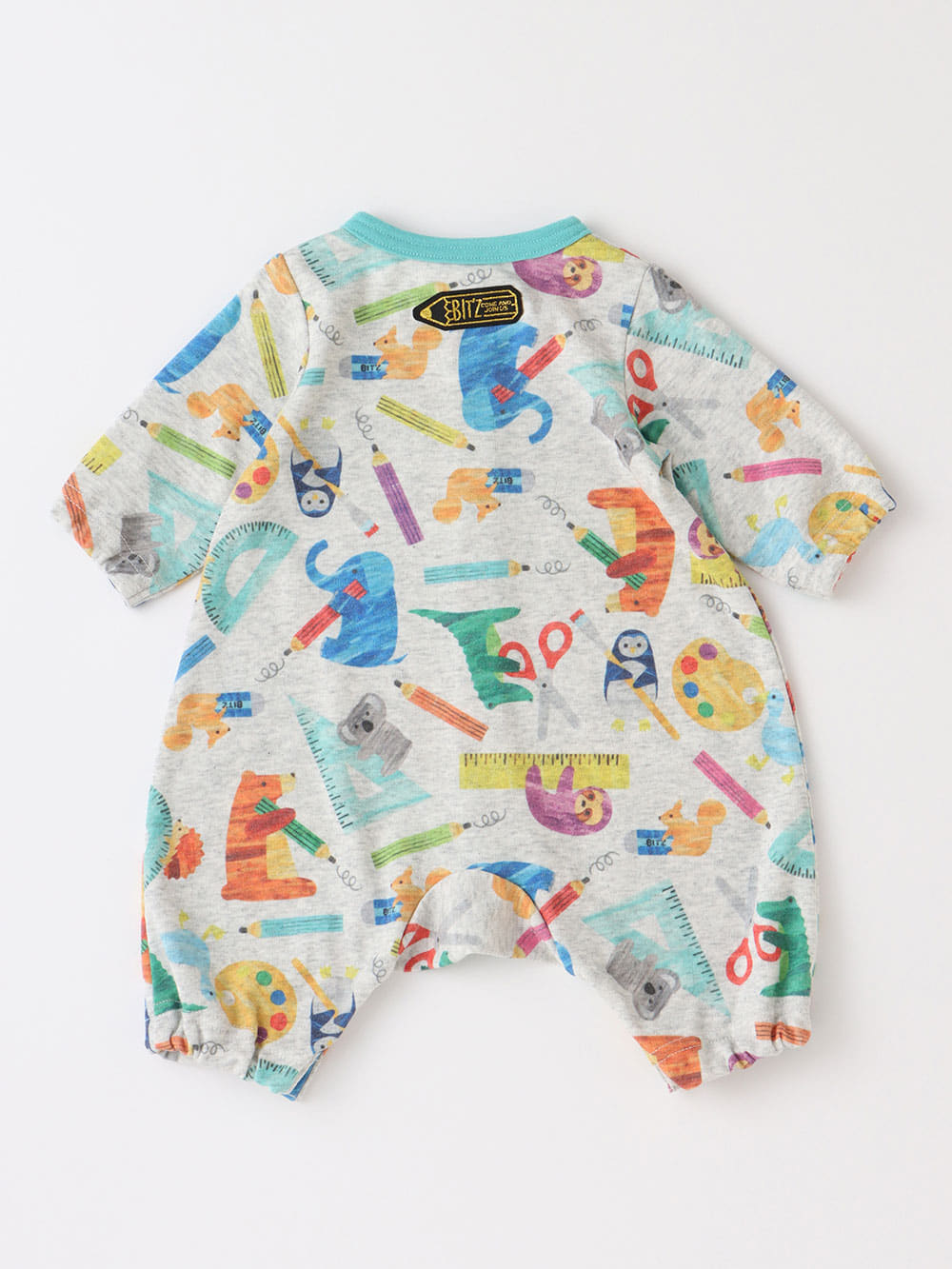 ロンパース・カバーオール|【BITZ】プリントちびカバーオール