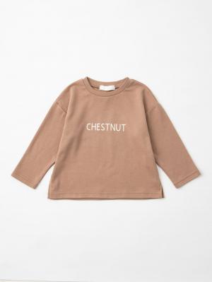 Ampersand（アンパサンド）フードロゴプリント ロングTシャツ 51417