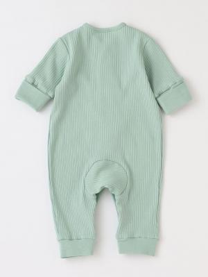 ロンパース・カバーオール|Ampersand（アンパサンド）シンプルリブ カバーオール