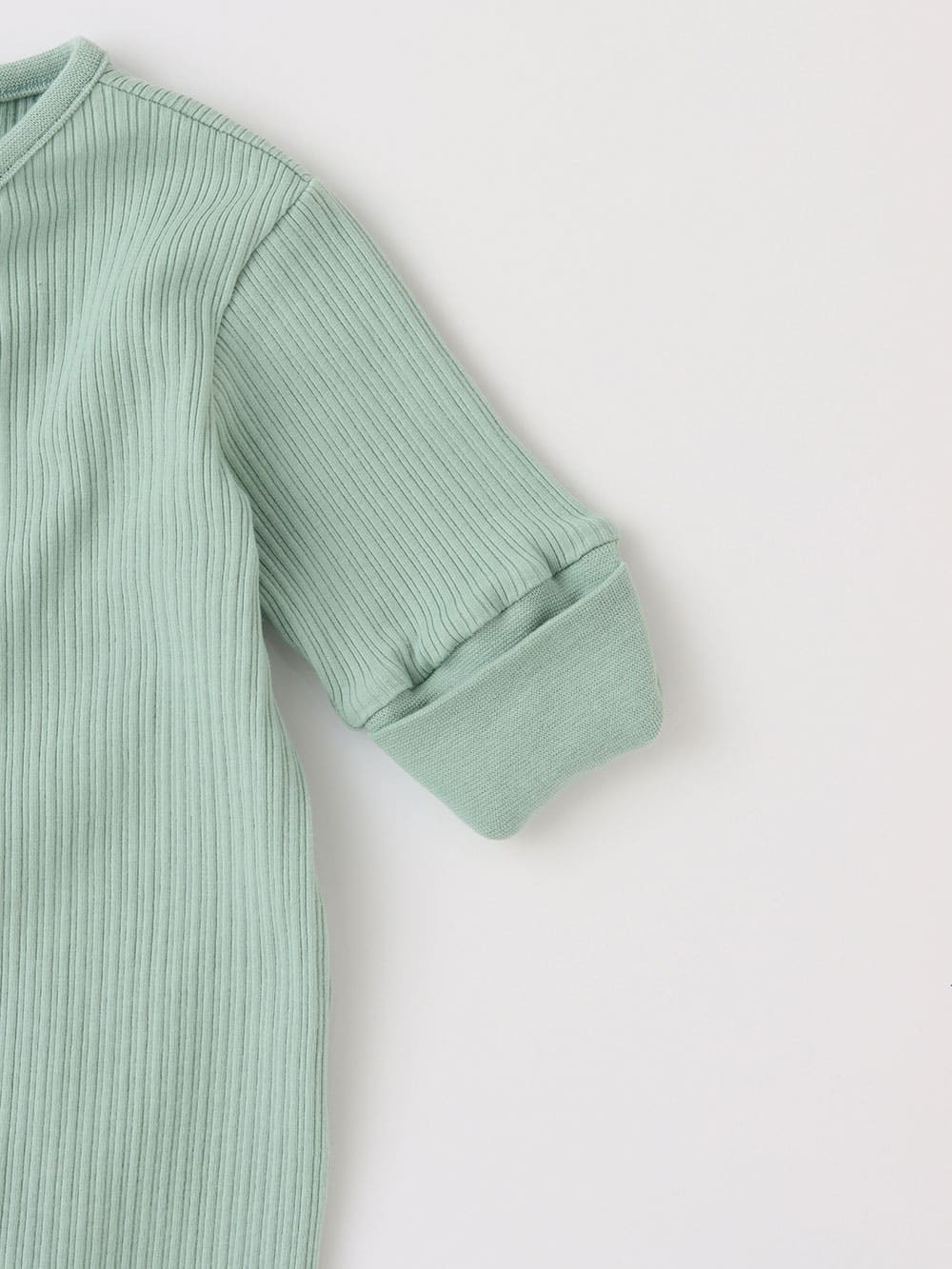 ロンパース・カバーオール|Ampersand（アンパサンド）シンプルリブ カバーオール