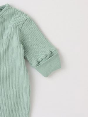 ロンパース・カバーオール|Ampersand（アンパサンド）シンプルリブ カバーオール