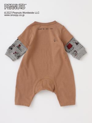 ロンパース・カバーオール|【F.O.KIDS】PEANUTS レイヤード風ロンパース