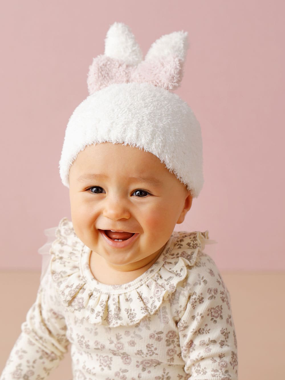Ampersand（アンパサンド）ベビーリボンニット帽 赤ちゃん 帽子 ｜ベビー服（新生児服）・ベビー用品通販｜ エンジェリーベ 公式