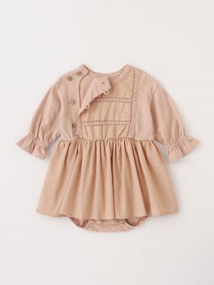 ベビー ワンピース|Ampersand（アンパサンド）レース切替 ベビー ワンピース ボディ