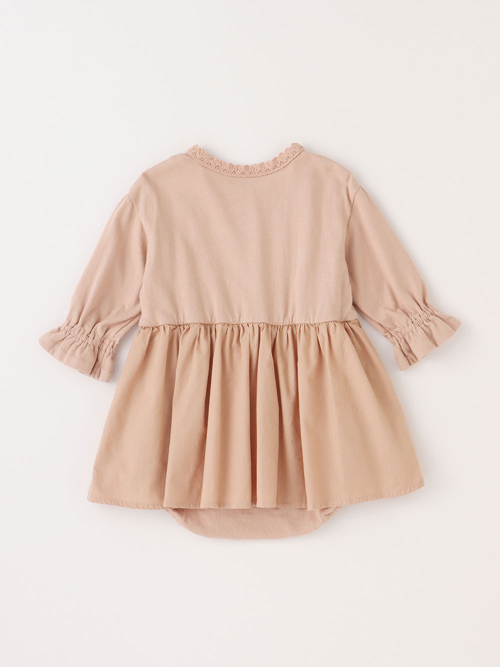 ベビー ワンピース|Ampersand（アンパサンド）レース切替 ベビー ワンピース ボディ