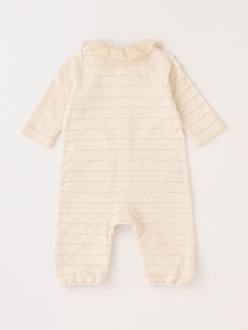 ロンパース・カバーオール|Kids zoo（キッズズー）フリルジャガードロンパース