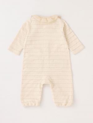 ロンパース・カバーオール|Kids zoo（キッズズー）フリルジャガードロンパース