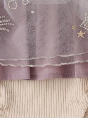 ベビー ワンピース|coto cotte(コトコト)星刺繍ベビーワンピース ボディ