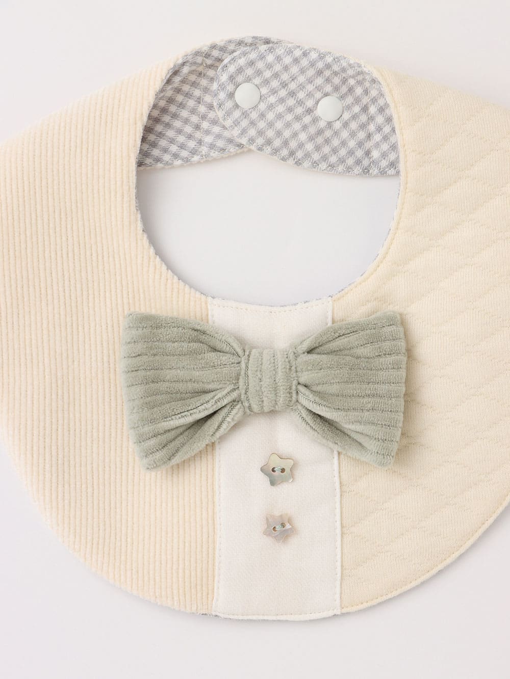 スタイ（よだれかけ）|moc mof（モクモフ）ネクタイスタイ ブルマ クラウン3点セット