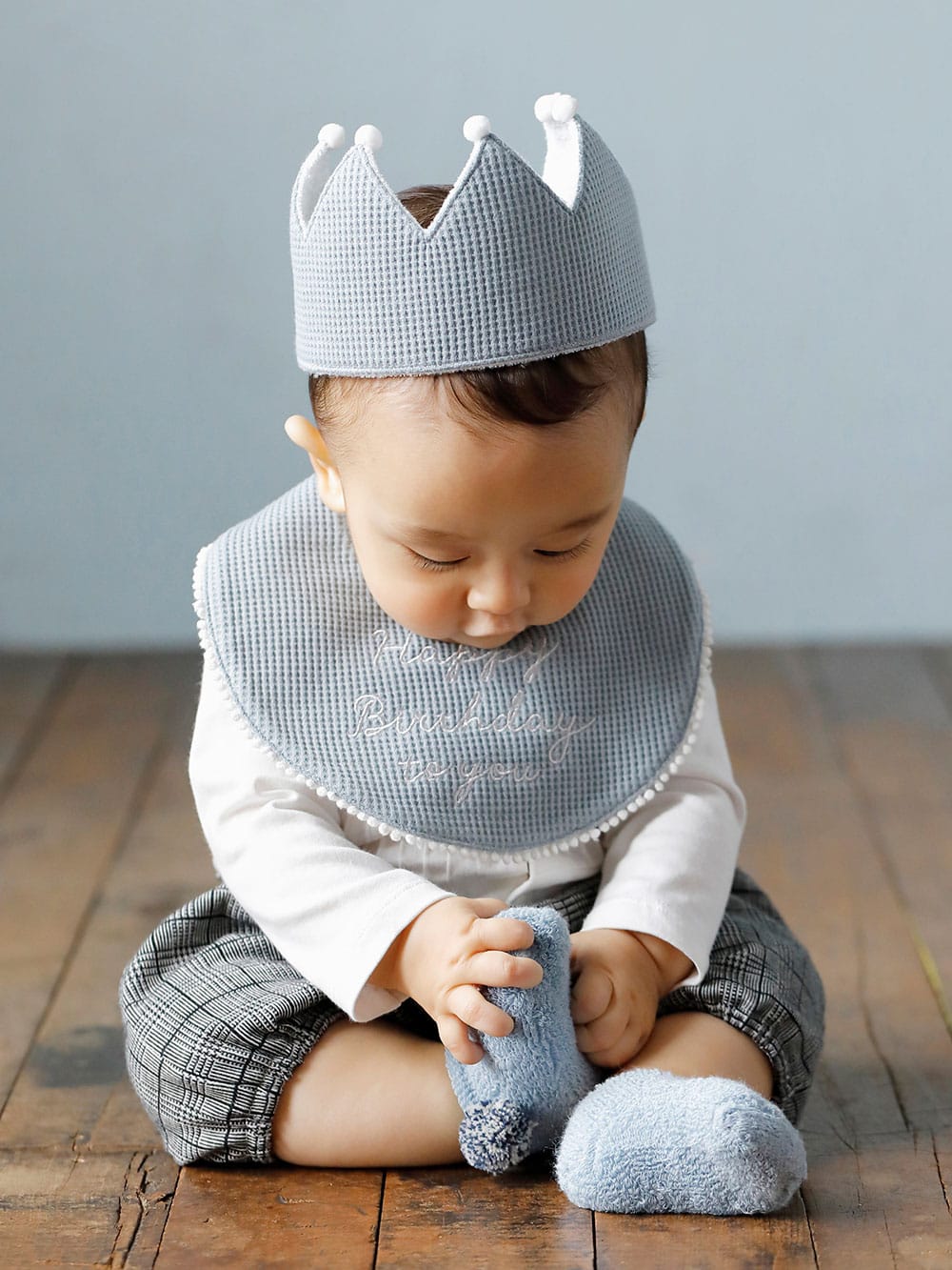 スタイ よだれかけ 赤ちゃん ミトン Mocmof モクモフ バースデーギフト3点セット ベビー服 新生児服 ベビー用品通販 エンジェリーベ 公式