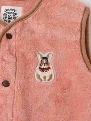 ベビーパジャマ・スリーパー|OCEAN&GROUND（オーシャンアンドグラウンド）ベビーフリーススリーパー|ピンク