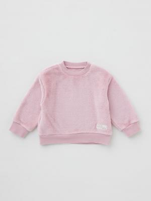 ベビーパジャマ・スリーパー|Ampersand（アンパサンド）ボアフリース パジャマ|ピンク