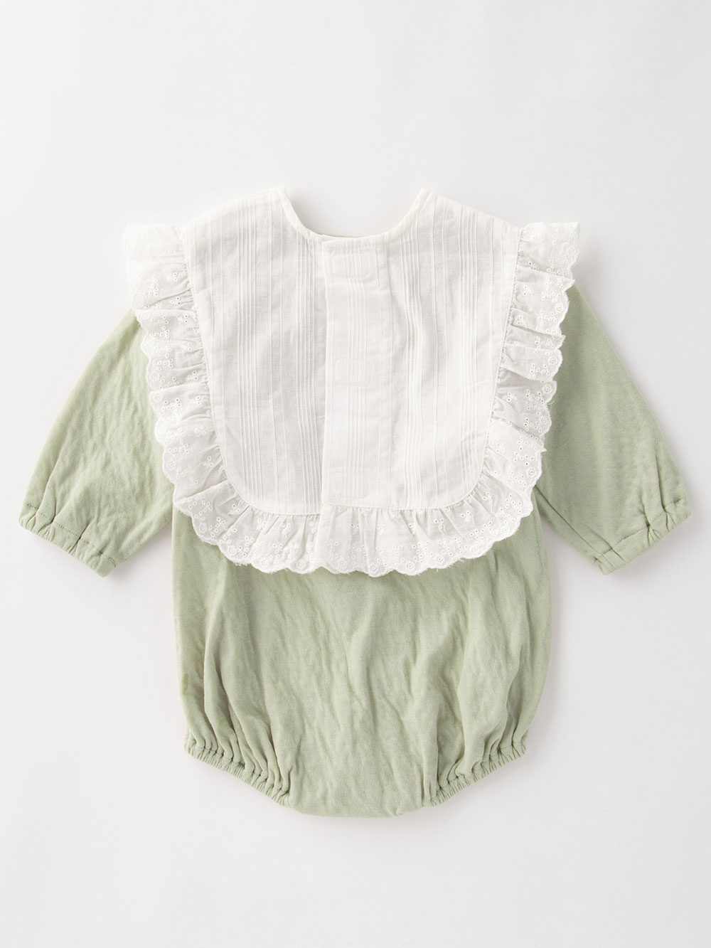 ロンパース・カバーオール|【親子コーデ可】接結ガーゼボディ×ケープスタイセット