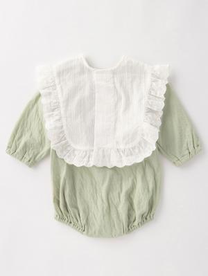 ロンパース・カバーオール|【親子コーデ可】接結ガーゼボディ×ケープスタイセット