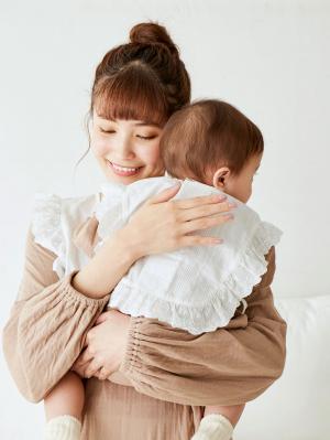 ロンパース・カバーオール|【親子コーデ可】接結ガーゼボディ×ケープスタイセット