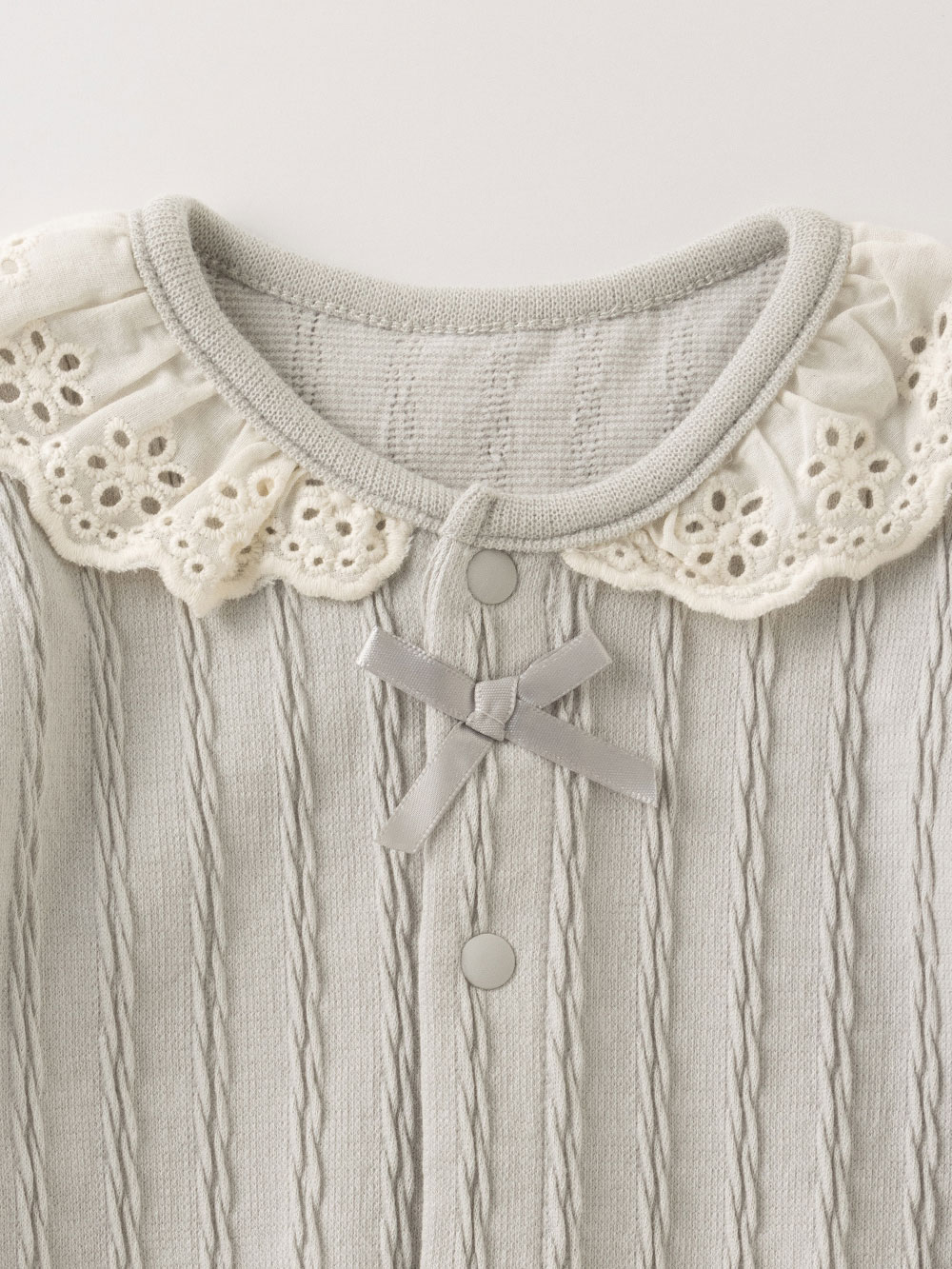 ツーウェイオール（2WAYオール）|Seraph（セラフ）レース衿変則リブ ツーウェイオール（2wayオール）