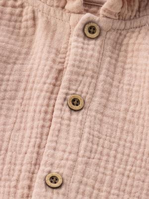 ロンパース・カバーオール|La Stella（ラ ステラ）ダブルガーゼ耳つきアニマル ロンパース