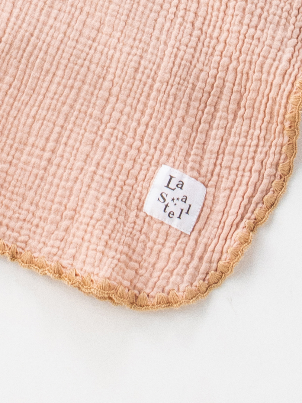 おくるみ|La Stella（ラ ステラ）ブランケット＆ラトル　2点ボックスギフトセット|ピンク