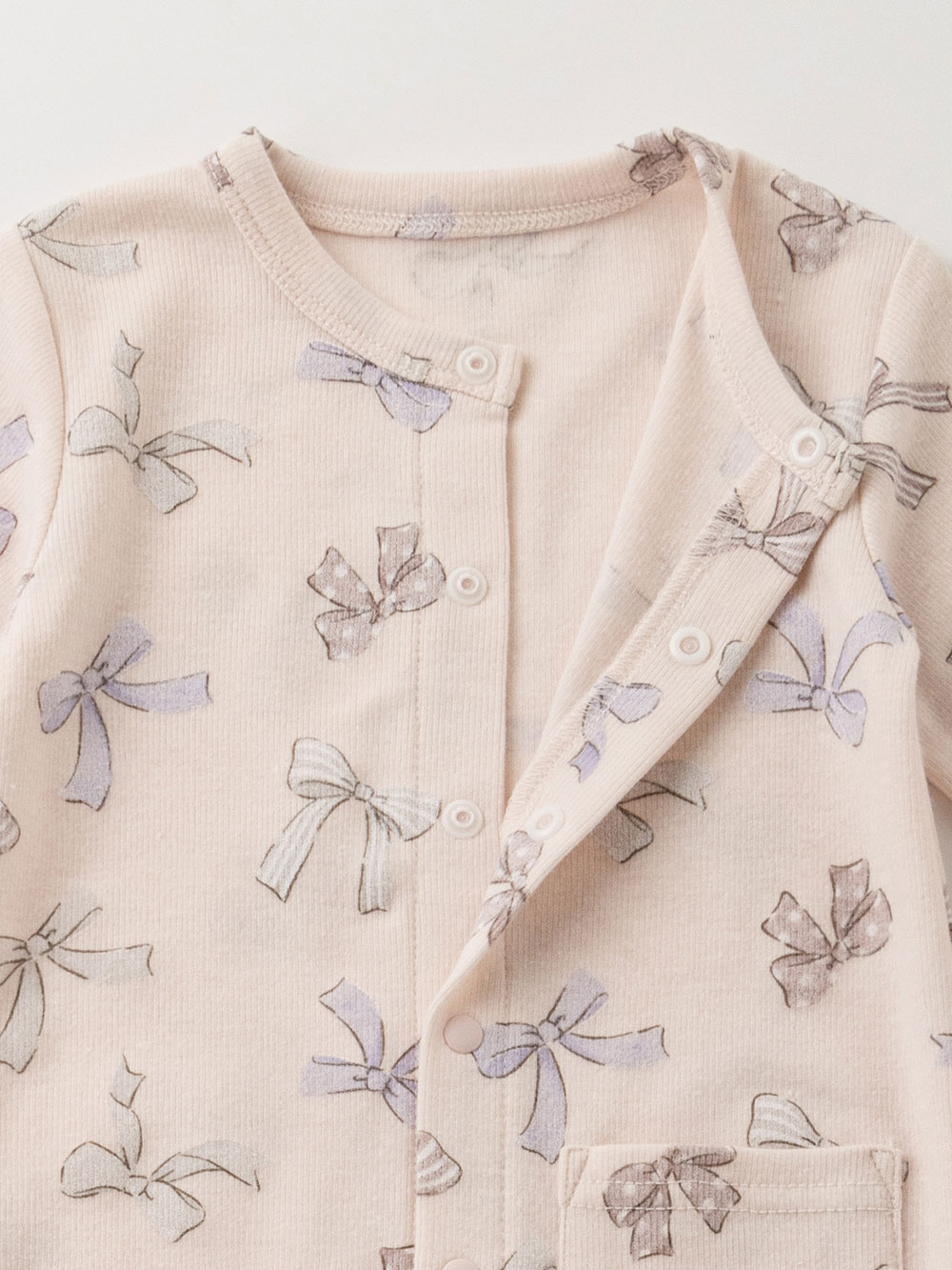 ツーウェイオール（2WAYオール）|【親子コーデ可】リボン柄 ツーウェイオール（2wayオール）