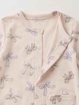 ツーウェイオール（2WAYオール）|【親子コーデ可】リボン柄 ツーウェイオール（2wayオール）