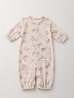 ツーウェイオール（2WAYオール）|【親子コーデ可】リボン柄 ツーウェイオール（2wayオール）