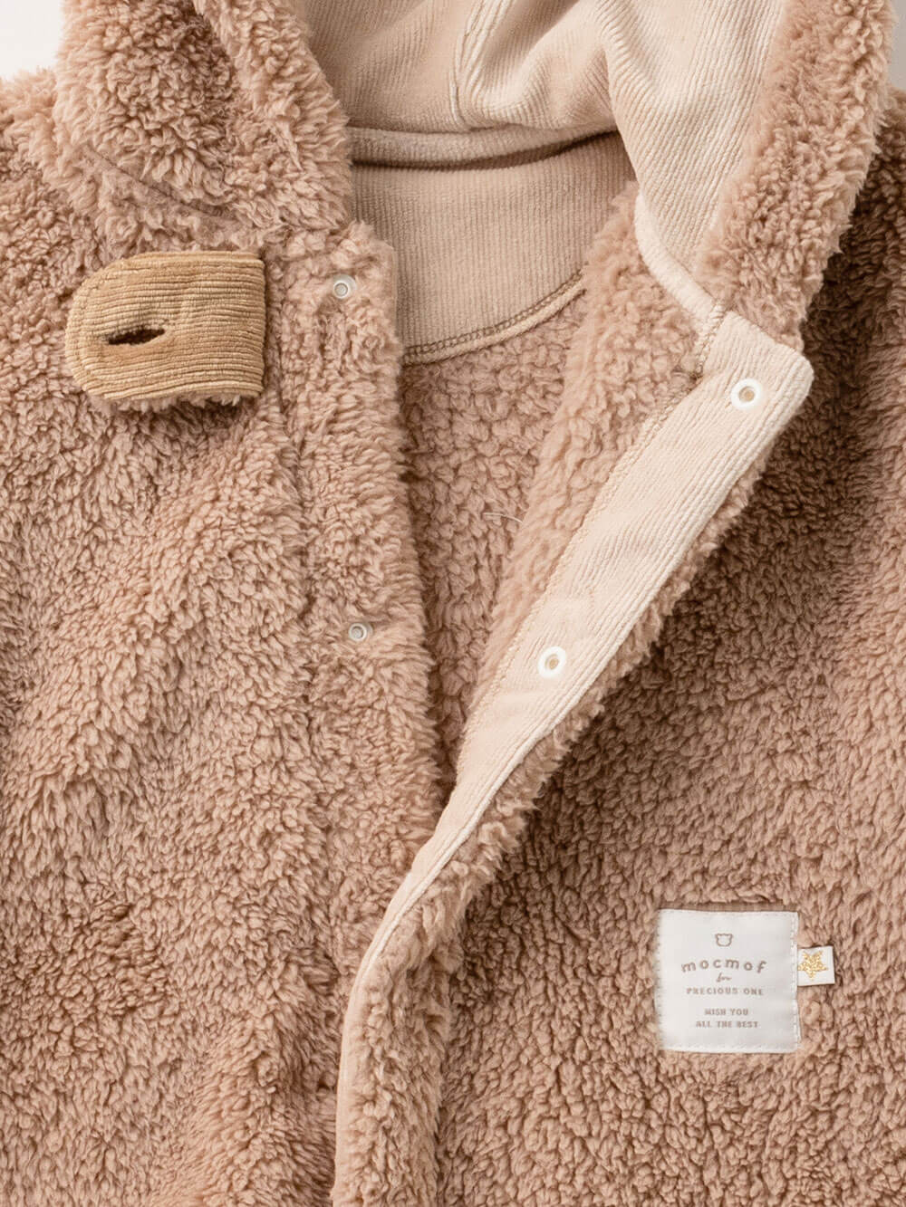 ベビー アウター|moc mof(モクモフ) ぬいぐるみケープ