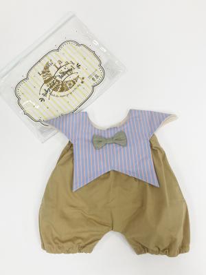 スタイ（よだれかけ）|La Stella（ラ ステラ）スタイ&ボトム2点セット|ベージュ