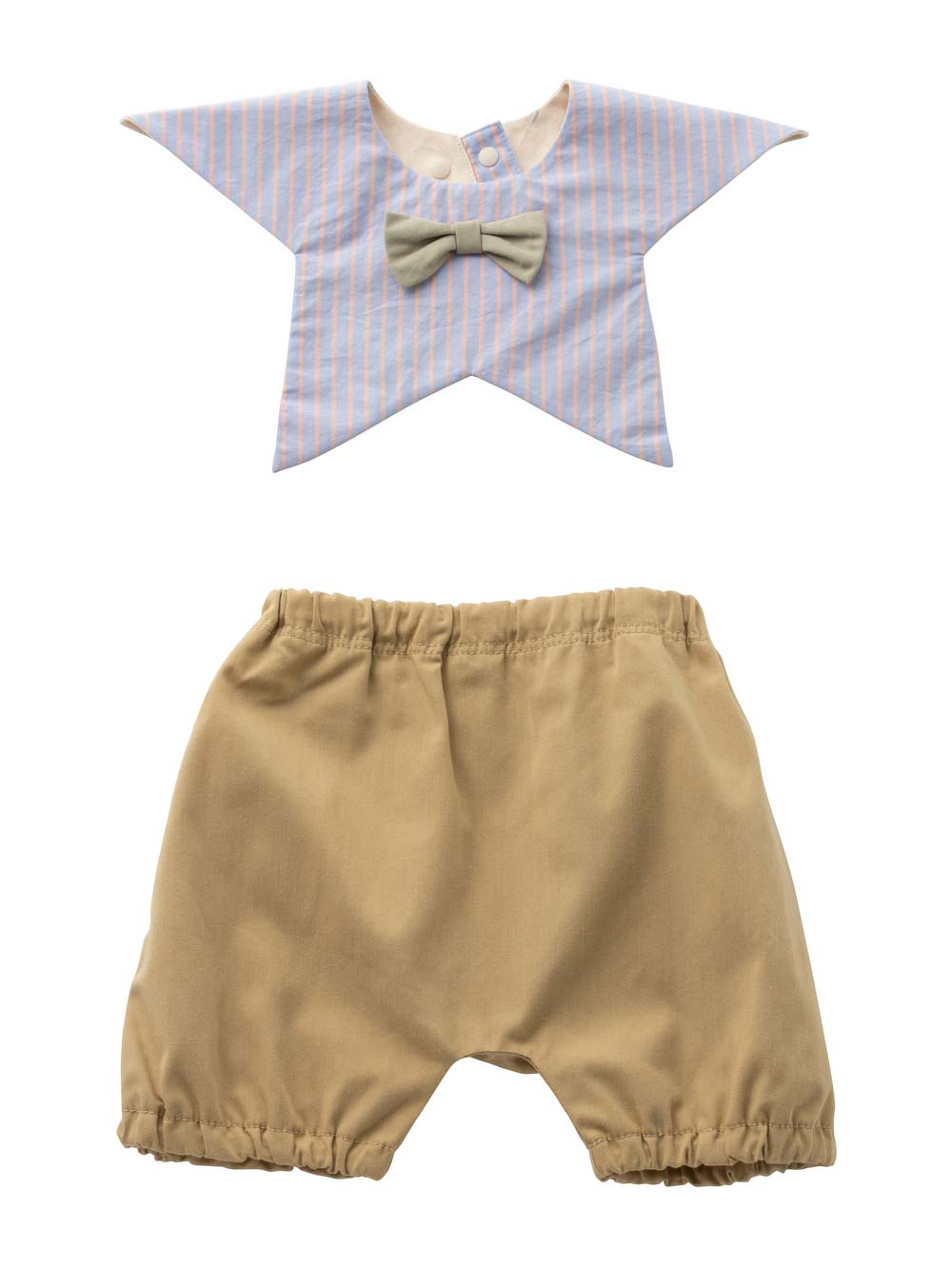 スタイ（よだれかけ）|La Stella（ラ ステラ）スタイ&ボトム2点セット|ベージュ