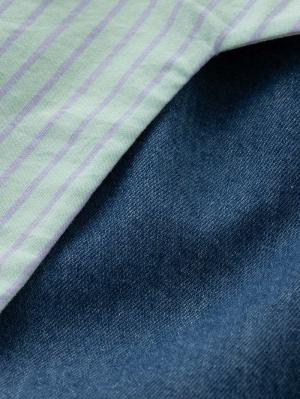 スタイ（よだれかけ）|La Stella（ラ ステラ）スタイ&ボトム2点セット|ネイビー