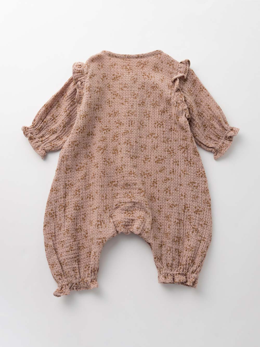 ロンパース・カバーオール|MAKE YOUR DAY（メイクユアデイ）Wガーゼ花柄ロンパース