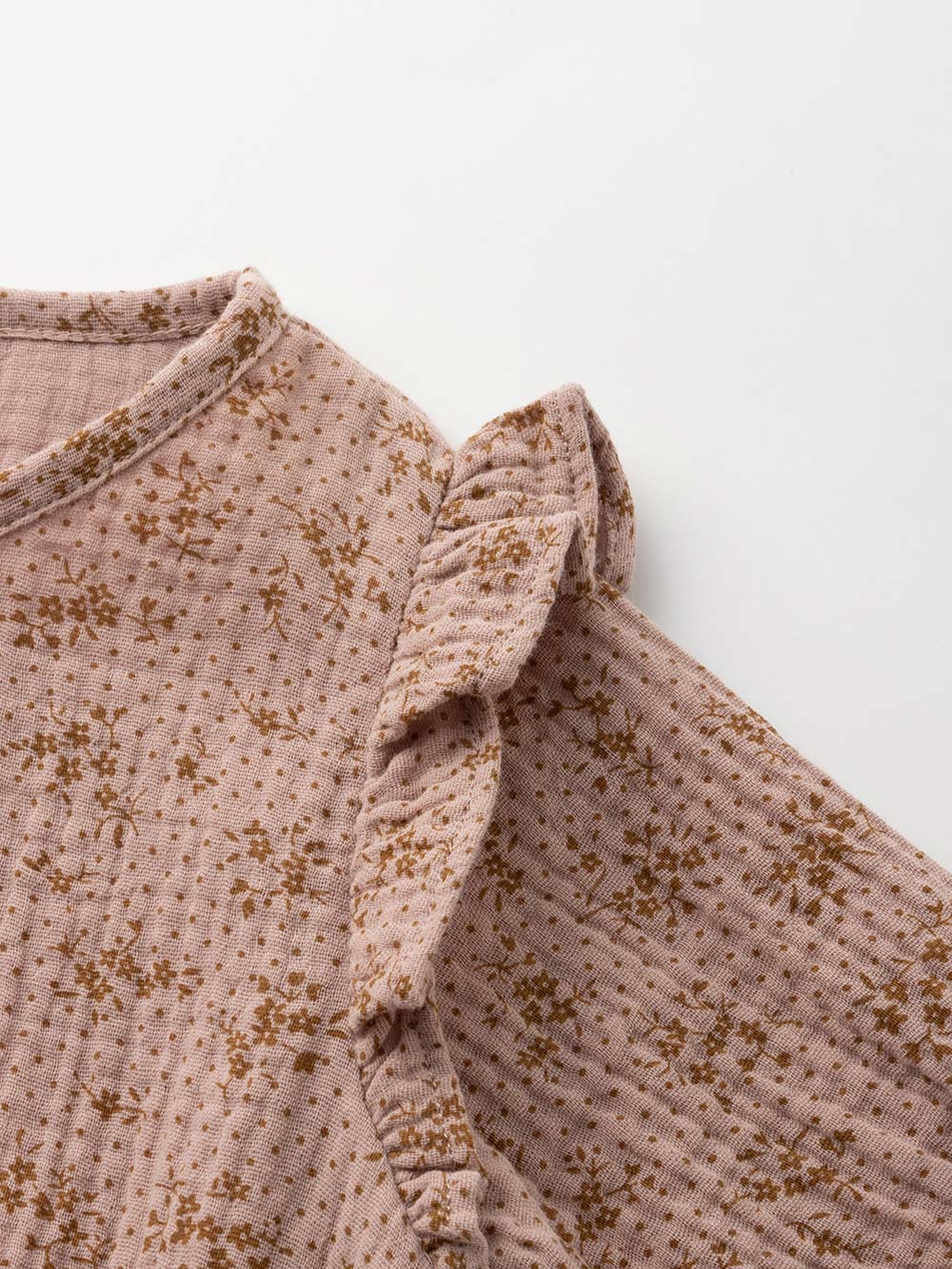 ロンパース・カバーオール|MAKE YOUR DAY（メイクユアデイ）Wガーゼ花柄ロンパース