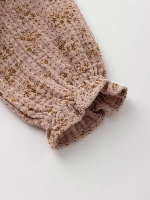 ロンパース・カバーオール|MAKE YOUR DAY（メイクユアデイ）Wガーゼ花柄ロンパース