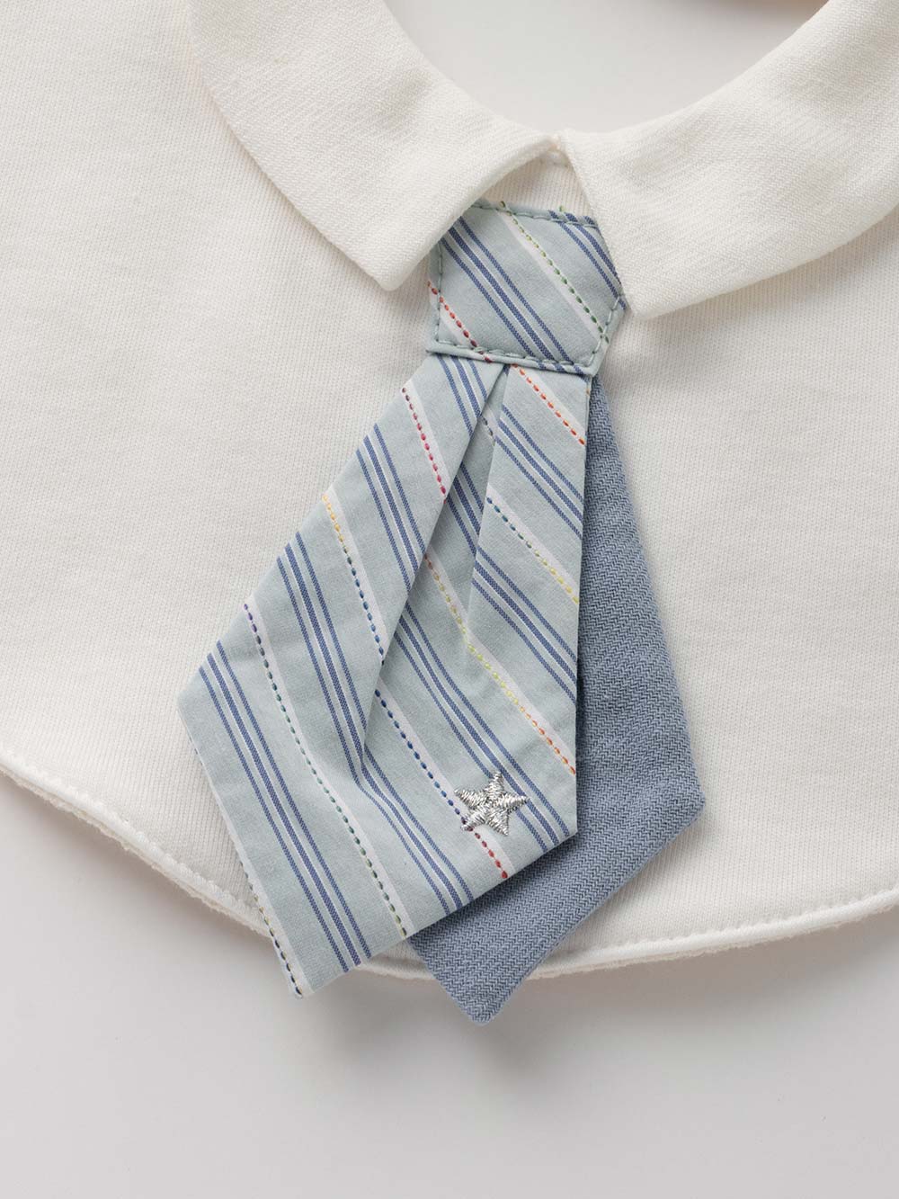 スタイ（よだれかけ）|moc mof（モクモフ）ネクタイスタイ&ブルマ・クラウン3点セット