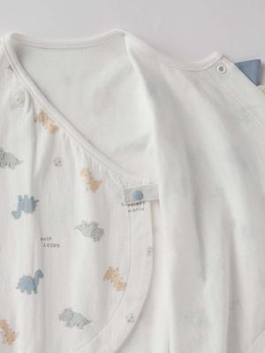 ツーウェイオール(2WAYオール)|moc mof(モクモフ)やわらか接結恐竜プリント2WAYオール