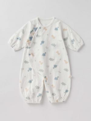 ツーウェイオール(2WAYオール)|moc mof(モクモフ)やわらか接結恐竜プリント2WAYオール