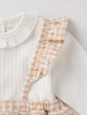 ロンパース・カバーオール|coto cotte（コトコト）ドッキングフリルロンパース