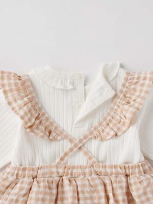 ロンパース・カバーオール|coto cotte（コトコト）ドッキングフリルロンパース