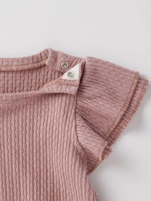 ロンパース・カバーオール|Ampersand（アンパサンド）フリル袖ボディスーツ