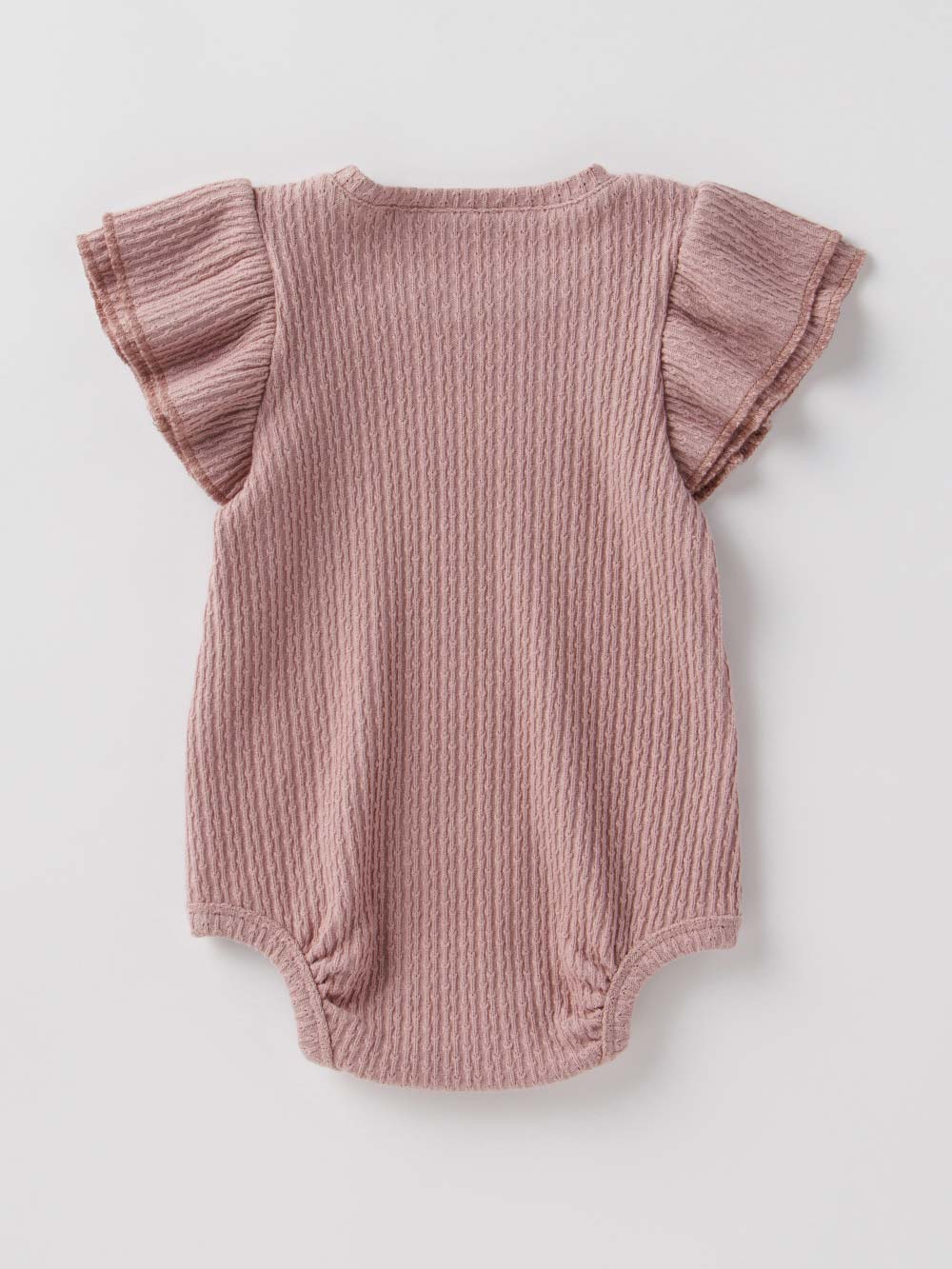 ロンパース・カバーオール|Ampersand（アンパサンド）フリル袖ボディスーツ