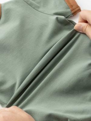 ロンパース・カバーオール|Ampersand（アンパサンド）配色デザインボディスーツ