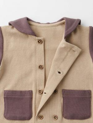 ロンパース・カバーオール|Ampersand（アンパサンド）バイカラーセーラー衿ロンパース