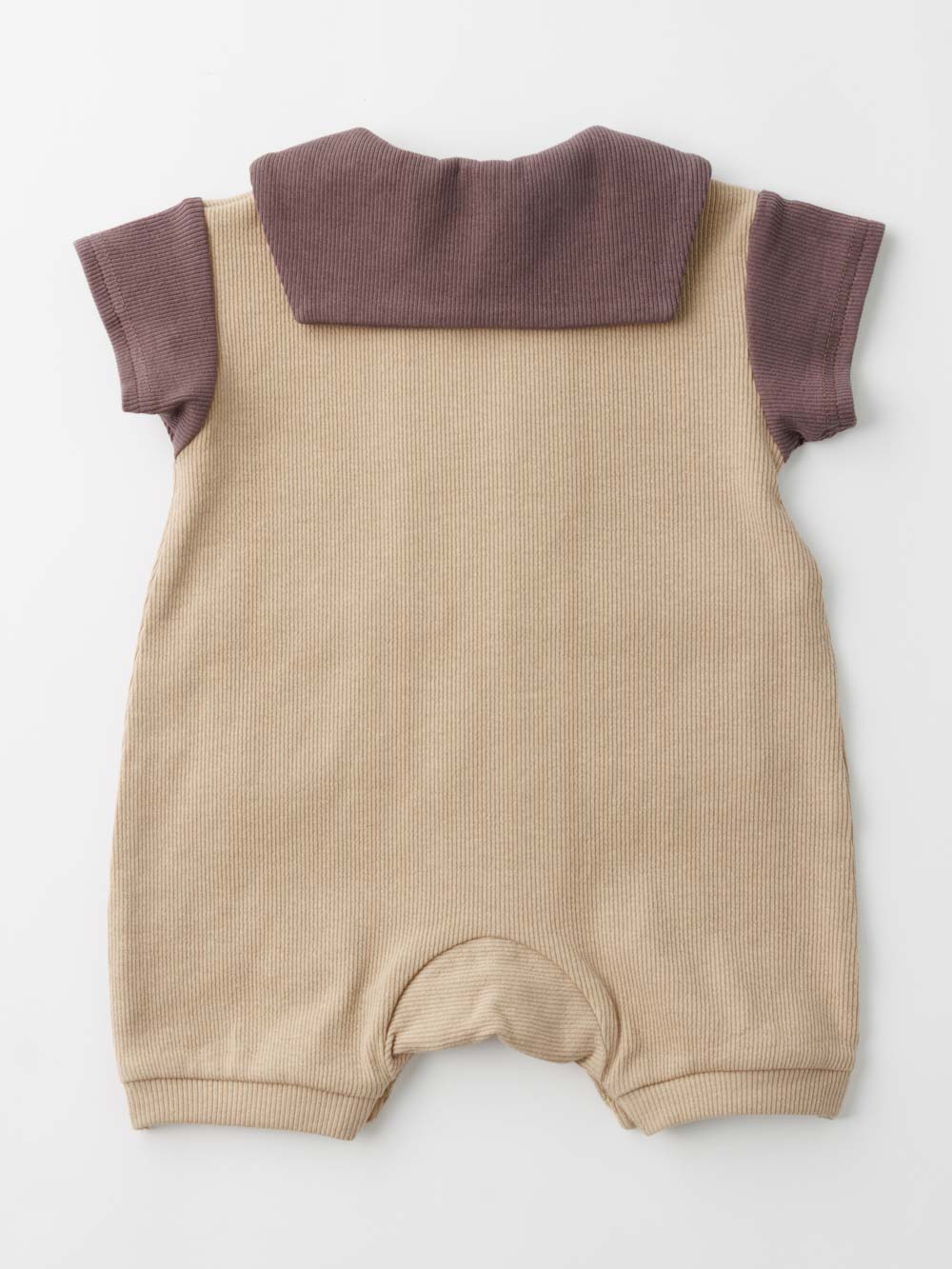 ロンパース・カバーオール|Ampersand（アンパサンド）バイカラーセーラー衿ロンパース