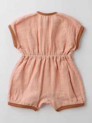 ロンパース・カバーオール|Ampersand（アンパサンド）スタイSETダブルガーゼ前あきロンパース