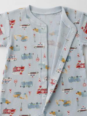 ロンパース・カバーオール|Ampersand（アンパサンド）はたらくくるま柄　ロンパース