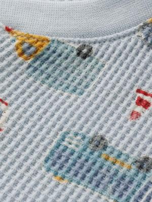 ロンパース・カバーオール|Ampersand（アンパサンド）はたらくくるま柄　ロンパース