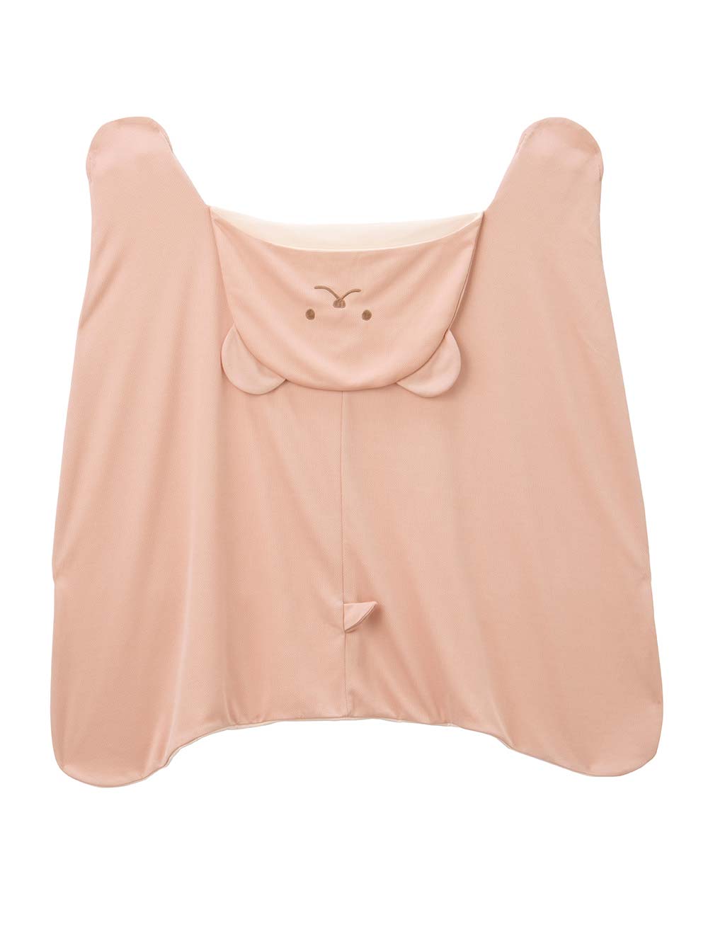 ベビーケープ|アニマルひんやりケープ|ピンク