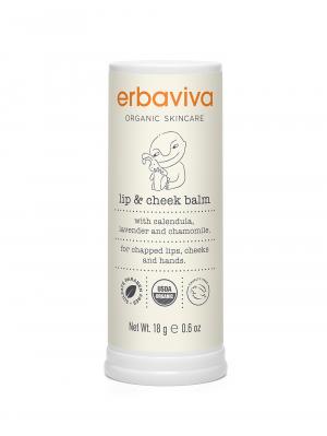 赤ちゃん お風呂・ベビースキンケア|erbaviva（エルバビーバ）lip & cheek balm（リップ&チークバーム）|ー