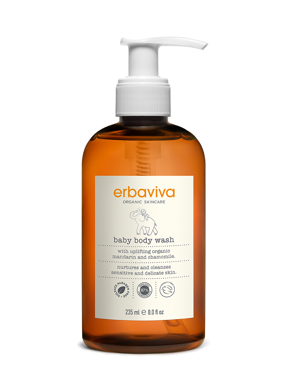 erbaviva 入浴剤　ベビーローション　エルバビーバ erbaviva（エルバビーバ）baby body wash（ベビーボディ