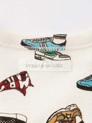 コンビ肌着・新生児/ベビー肌着|OCEAN&GROUND (オーシャン&グラウンド)総柄コンビ肌着