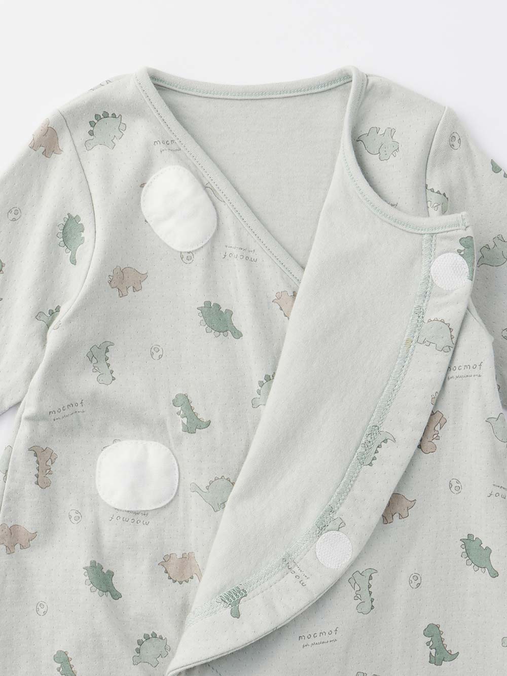 ロンパース・カバーオール|moc mof（モクモフ）恐竜柄ロンパース